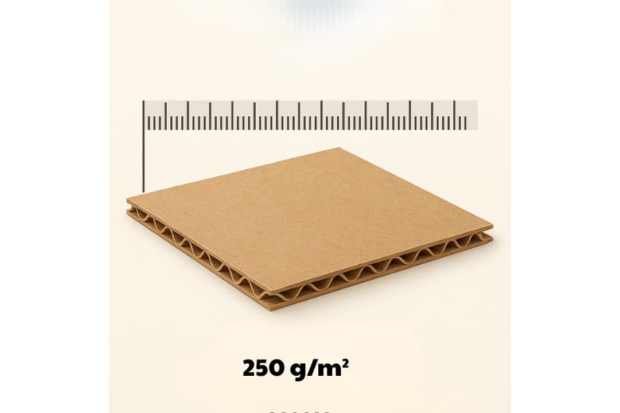 Ảnh: Minh họa kỹ thuật định lượng giấy carton